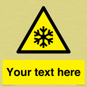 Custom Snowflake Sign